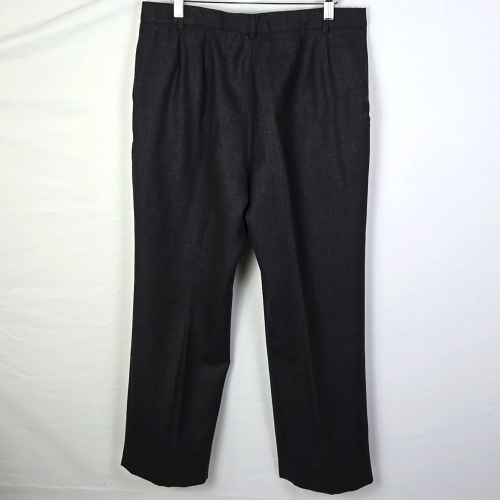Pendleton Gray Petite Dress Pants 100% Virgin Wool Career Business Sz 12P - Picture 4 of 8
